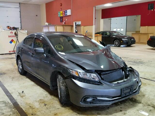 19XFB2F82EE206738 - 2014 HONDA CIVIC EX ნაცრისფერი ფოტო 1