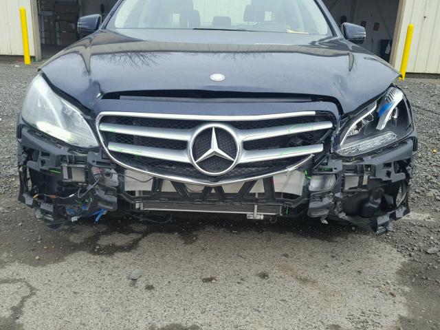 WDDHF8JB1EB014202 - 2014 MERCEDES-BENZ E 350 4MAT BLUE photo 9