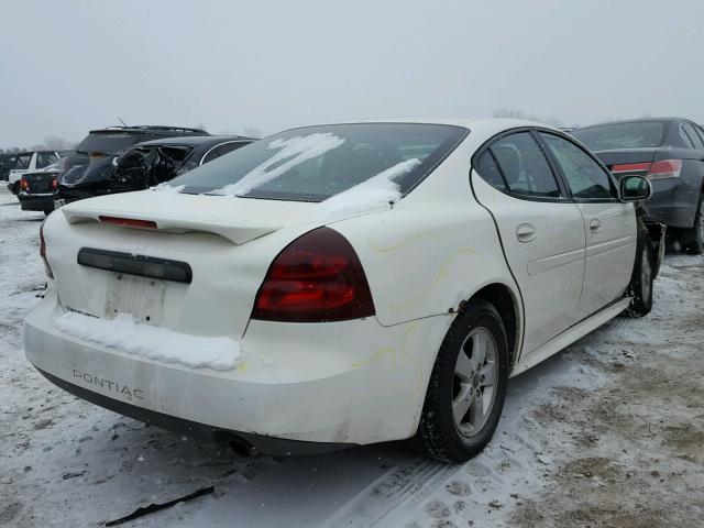 2G2WP552961108289 - 2006 PONTIAC GRAND PRIX WHITE photo 4