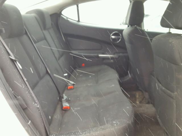 2G2WP552961108289 - 2006 PONTIAC GRAND PRIX WHITE photo 6