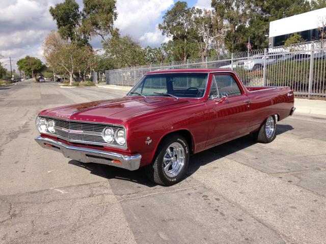 0000000DMV44968NV - 1965 CHEVROLET EL CAMINO RED photo 1