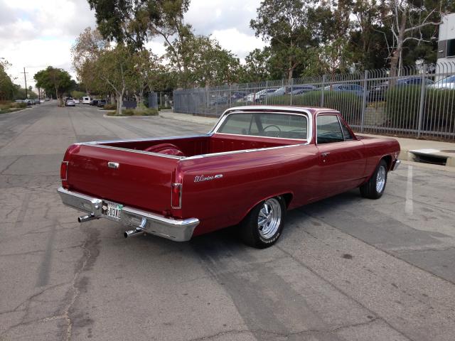 0000000DMV44968NV - 1965 CHEVROLET EL CAMINO RED photo 4