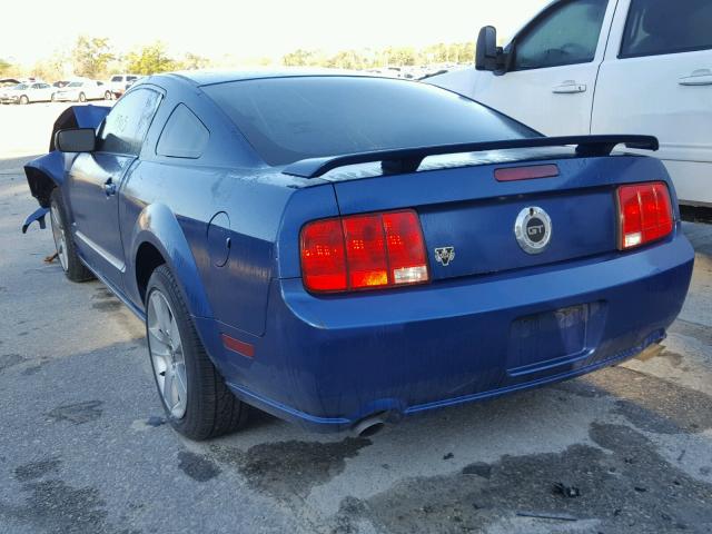 1ZVHT82H165188323 - 2006 FORD MUSTANG GT BLUE photo 3