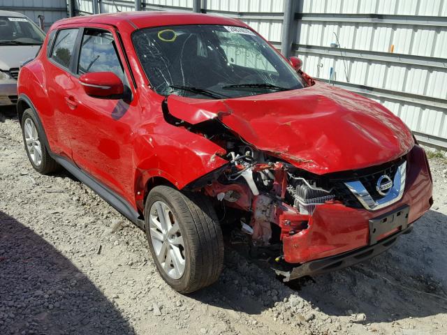 JN8AF5MV8GT657437 - 2016 NISSAN JUKE S RED photo 1