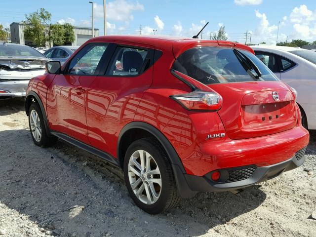 JN8AF5MV8GT657437 - 2016 NISSAN JUKE S RED photo 3