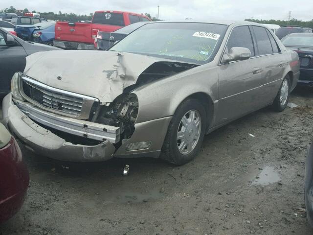 1G6KD54Y34U221765 - 2004 CADILLAC DEVILLE BEIGE photo 2