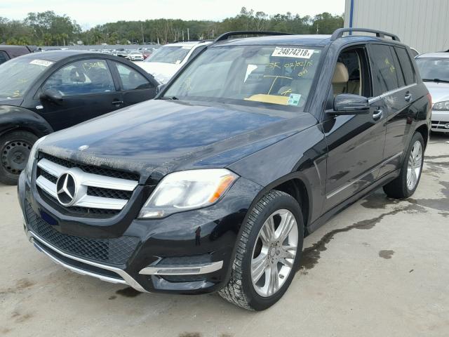 WDCGG5HB2EG186775 - 2014 MERCEDES-BENZ GLK 350 BLACK photo 2