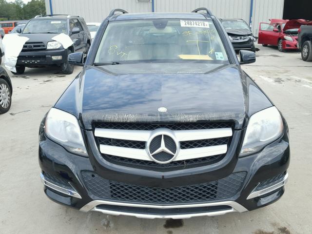 WDCGG5HB2EG186775 - 2014 MERCEDES-BENZ GLK 350 BLACK photo 9