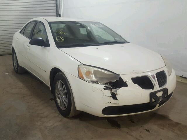 1G2ZF55B864201020 - 2006 PONTIAC G6 SE WHITE photo 1