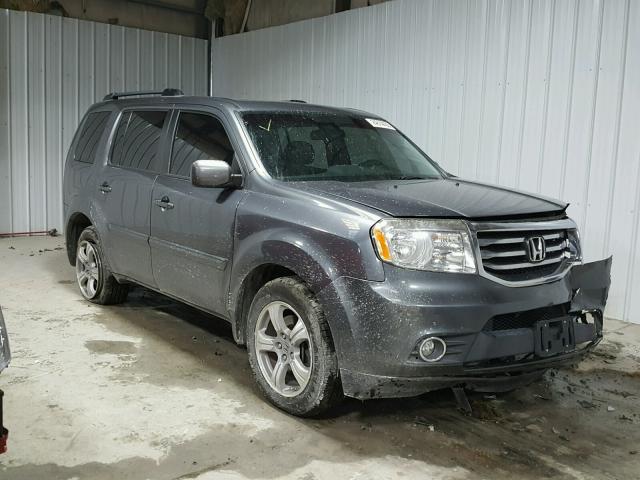 5FNYF4H5XCB019279 - 2012 HONDA PILOT EXL CHARCOAL photo 1