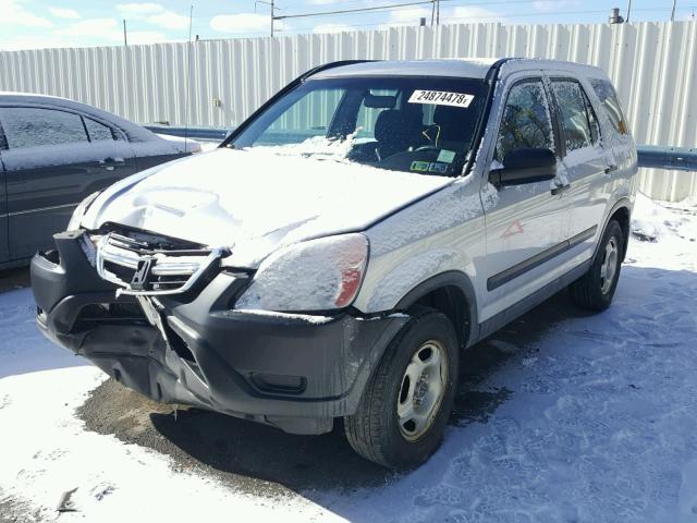 SHSRD78403U130306 - 2003 HONDA CR-V LX SILVER photo 2