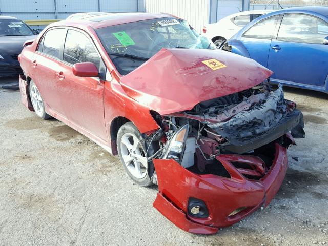 5YFBU4EE6CP029294 - 2012 TOYOTA COROLLA BA RED photo 1