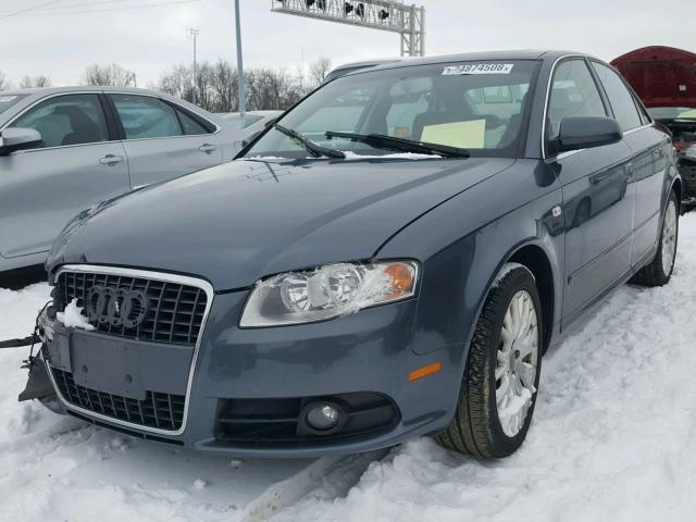 WAUDF78E58A169782 - 2008 AUDI A4 2.0T QU GRAY photo 2