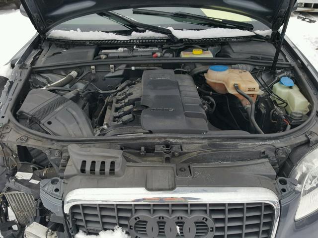 WAUDF78E58A169782 - 2008 AUDI A4 2.0T QU GRAY photo 7