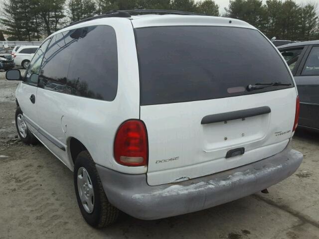 2B4FP25B1XR463418 - 1999 DODGE CARAVAN WHITE photo 3