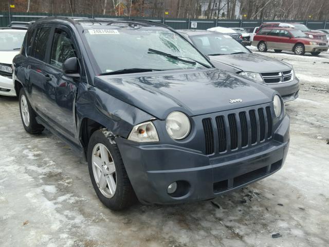 1J8FF47W07D110648 - 2007 JEEP COMPASS BLUE photo 1