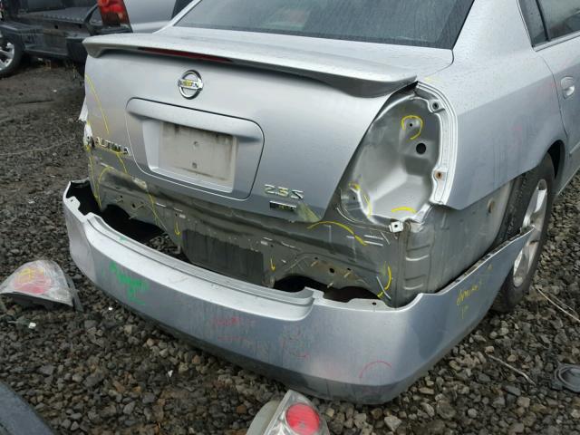 1N4AL11D06N438201 - 2006 NISSAN ALTIMA S SILVER photo 9