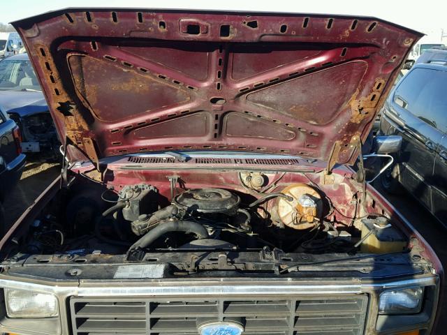 1FMDU15F8DLA47415 - 1983 FORD BRONCO U10 MAROON photo 7