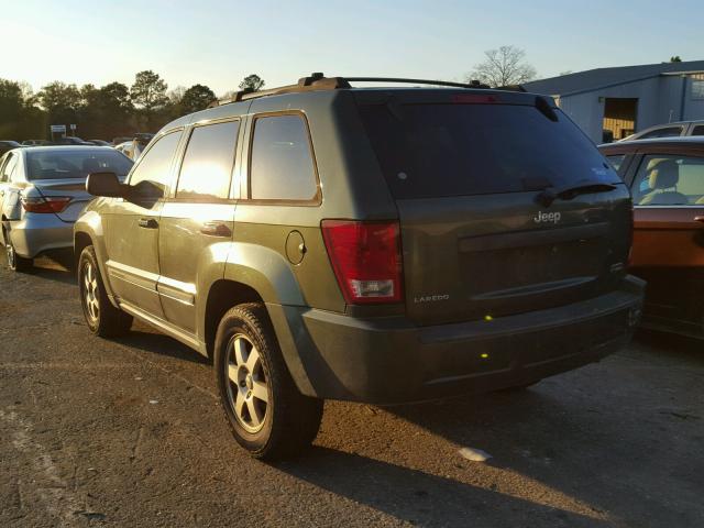 1J8HS48N68C158057 - 2008 JEEP GRAND CHER GREEN photo 3