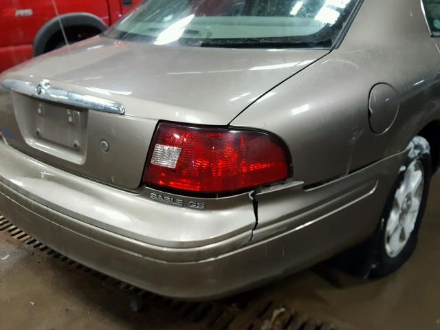 1MEFM50UX2A637570 - 2002 MERCURY SABLE GS TAN photo 9