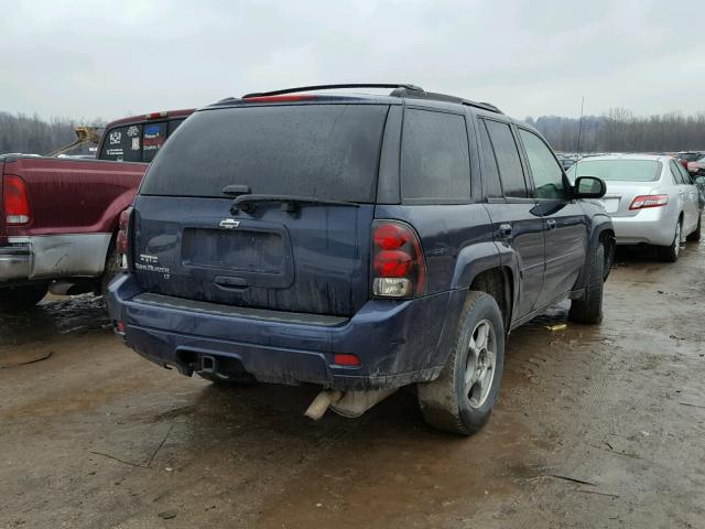 1GNDS13S482162266 - 2008 CHEVROLET TRAILBLAZE BLUE photo 4