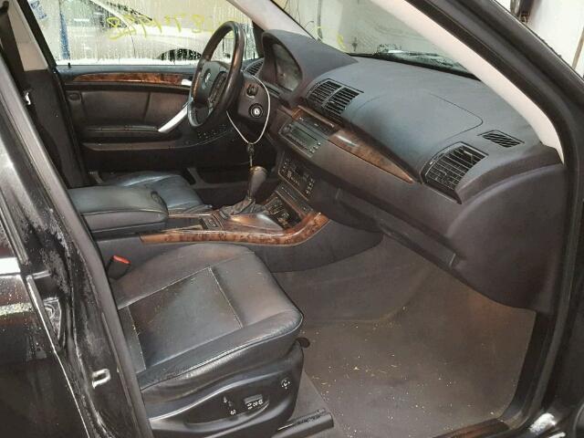 5UXFB33533LH45827 - 2003 BMW X5 4.4I BLACK photo 5