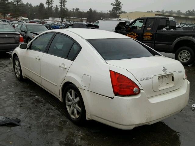 1N4BA41E45C837871 - 2005 NISSAN MAXIMA SE WHITE photo 3