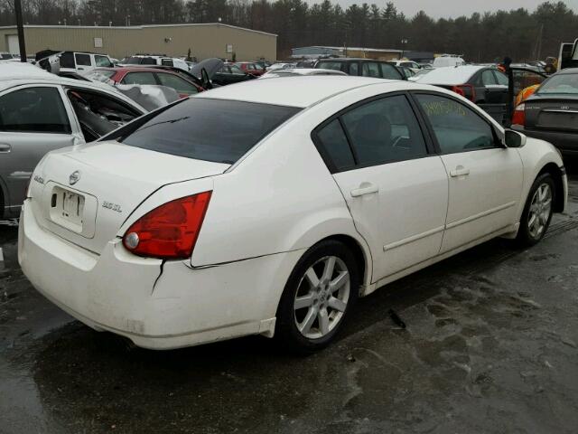 1N4BA41E45C837871 - 2005 NISSAN MAXIMA SE WHITE photo 4