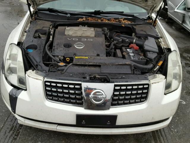 1N4BA41E45C837871 - 2005 NISSAN MAXIMA SE WHITE photo 7