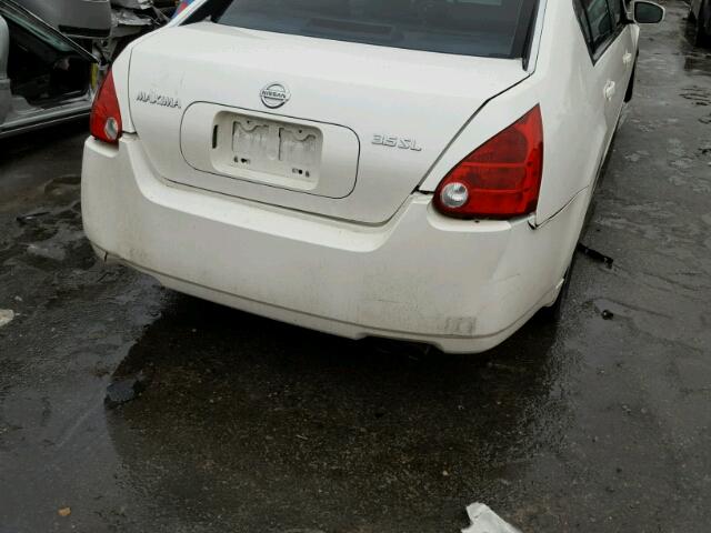 1N4BA41E45C837871 - 2005 NISSAN MAXIMA SE WHITE photo 9