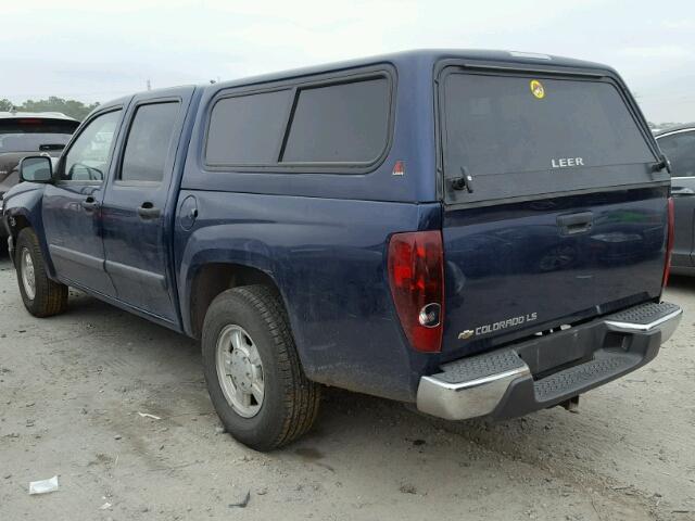 1GCCS136448175842 - 2004 CHEVROLET COLORADO BLUE photo 3