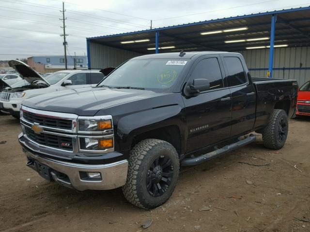 1GCVKREC8EZ304395 - 2014 CHEVROLET SILVERADO BLACK photo 2