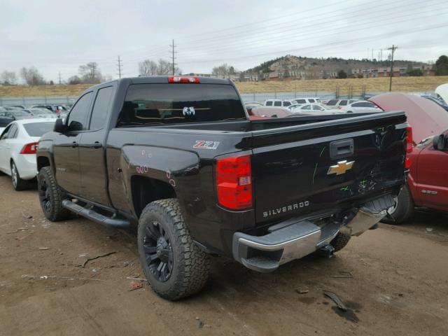 1GCVKREC8EZ304395 - 2014 CHEVROLET SILVERADO BLACK photo 3