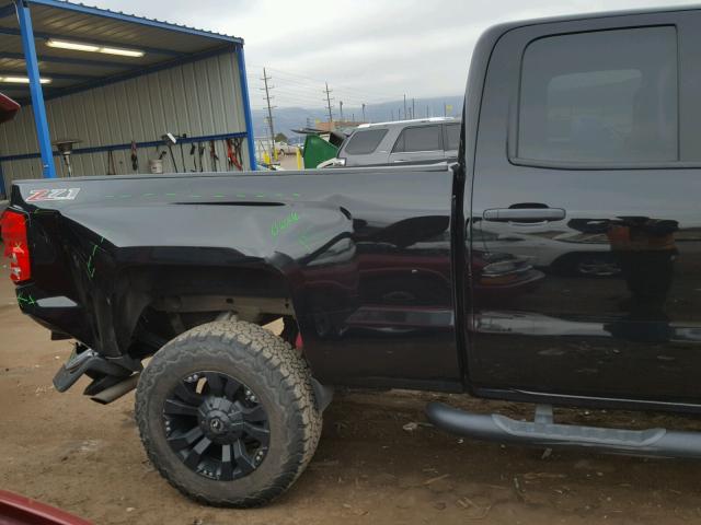 1GCVKREC8EZ304395 - 2014 CHEVROLET SILVERADO BLACK photo 9