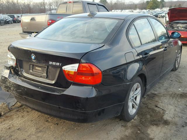 WBAVA37548NL48949 - 2008 BMW 328 I BLACK photo 4