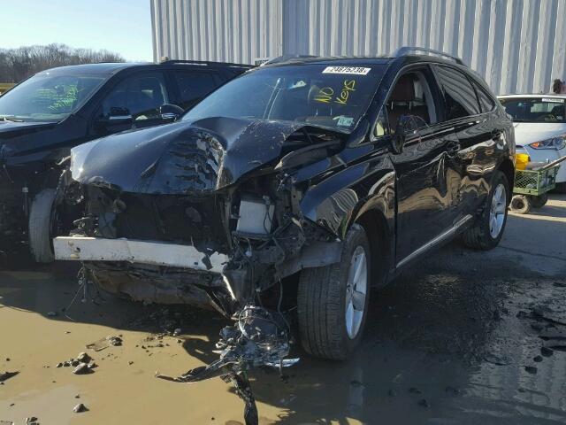 JTJBK1BA2E2459912 - 2014 LEXUS RX 350 BLACK photo 2