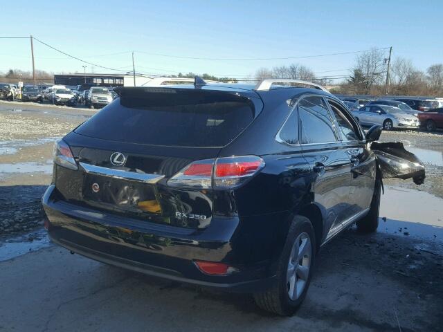 JTJBK1BA2E2459912 - 2014 LEXUS RX 350 BLACK photo 4