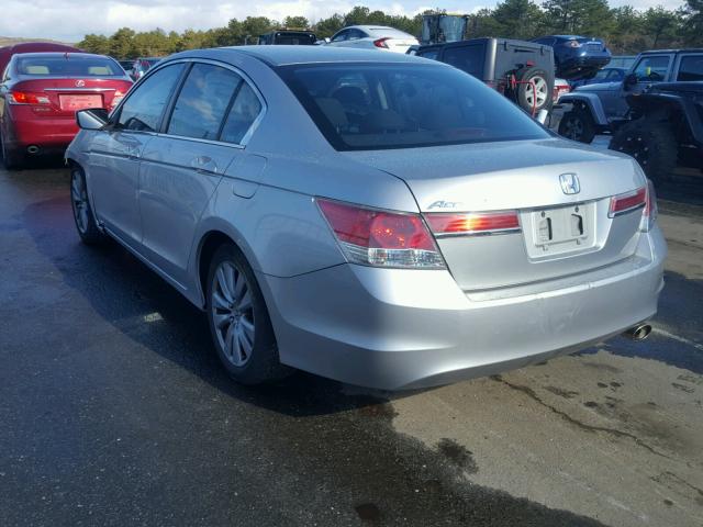 1HGCP2F71BA141022 - 2011 HONDA ACCORD EX SILVER photo 3