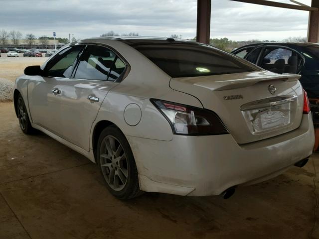 1N4AA5AP1BC854660 - 2011 NISSAN MAXIMA S WHITE photo 3