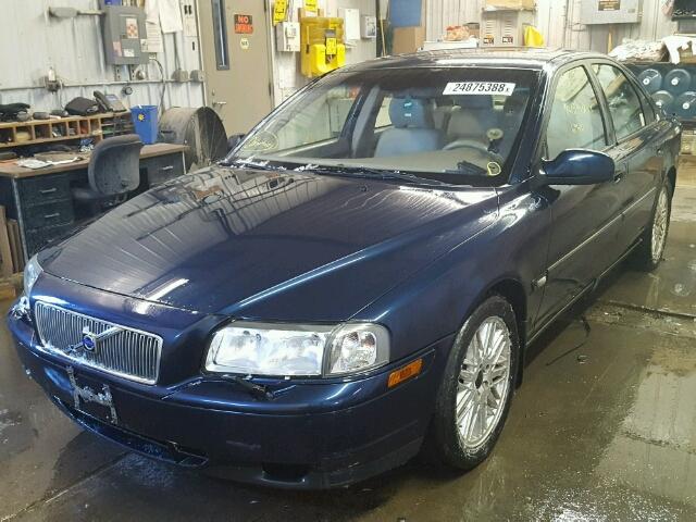 YV1TS92D131301056 - 2003 VOLVO S80 BLUE photo 2