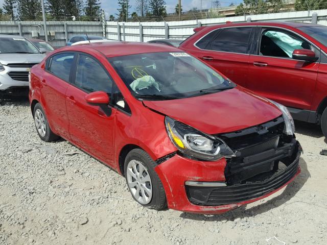 KNADM4A36H6047996 - 2017 KIA RIO LX BLACK photo 1