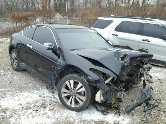 1HGCS12879A021503 - 2009 HONDA ACCORD EXL BLACK photo 1