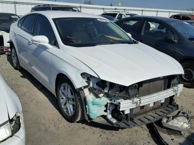 3FA6P0H73ER397255 - 2014 FORD FUSION SE WHITE photo 1