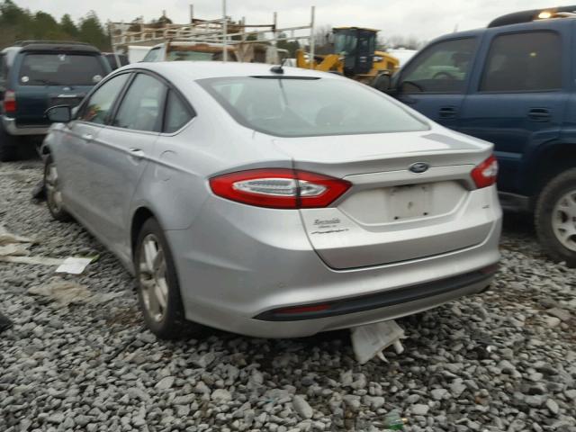 3FA6P0H72FR296015 - 2015 FORD FUSION SE SILVER photo 3