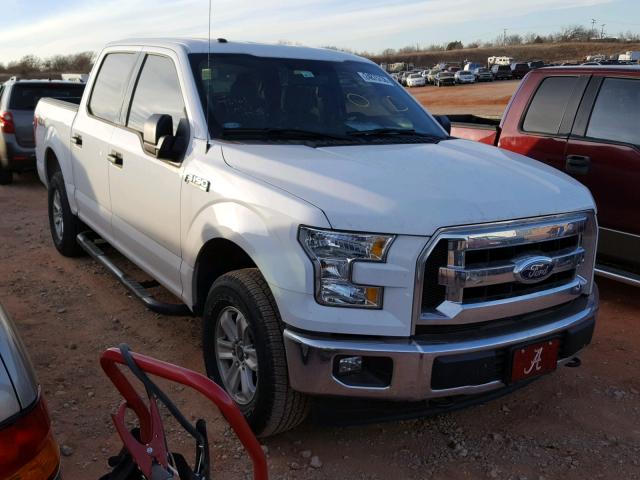 1FTEW1EF3HKC08087 - 2017 FORD F150 SUPER WHITE photo 1