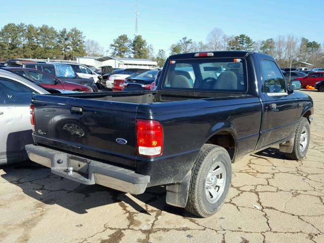 1FTYR10C9YPA11462 - 2000 FORD RANGER BLACK photo 4