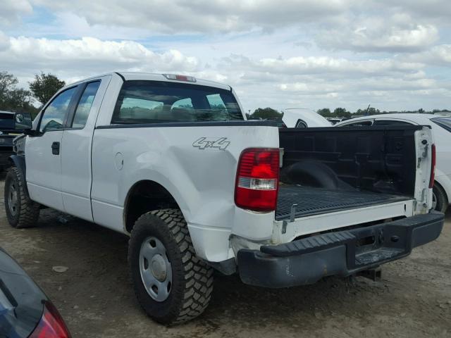 1FTPX14575NB00564 - 2005 FORD F150 WHITE photo 3