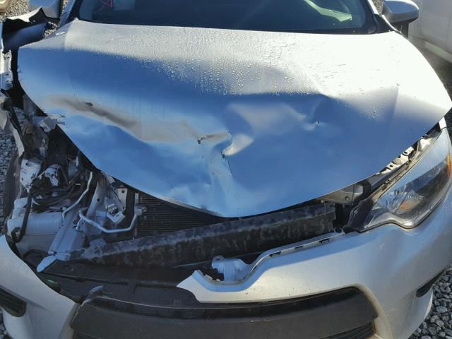 2T1BURHE5EC126787 - 2014 TOYOTA COROLLA L SILVER photo 7