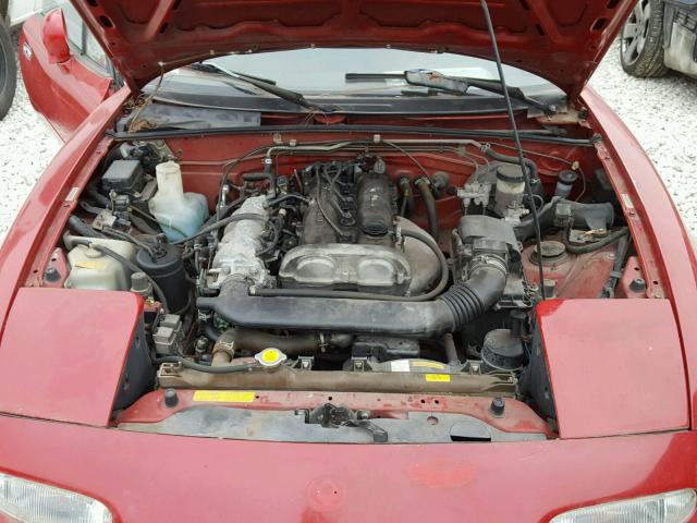 JM1NA3535V0721221 - 1997 MAZDA MX-5 MIATA RED photo 7