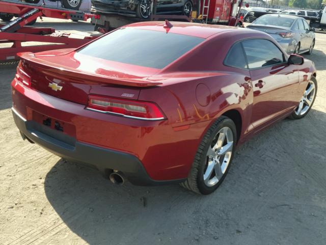 2G1FK1EJXF9204601 - 2015 CHEVROLET CAMARO 2SS RED photo 4